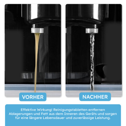 FRISCHER PROFESSIONAL Tabletki czyszczące do ekspresów, 90 szt x 2g (FR00016_90_2g_amz_de)