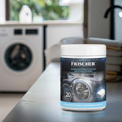 FRISCHER PROFESSIONAL Tabletki do czyszczenia pralki, 20 szt x 16g (FR00205_20_16g_amz)
