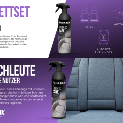 FRISCHER PROFESSIONAL Płyn do czyszczenia tapicerki samochodowej, 1000 ml (FR00224_1000_amz_de) - content