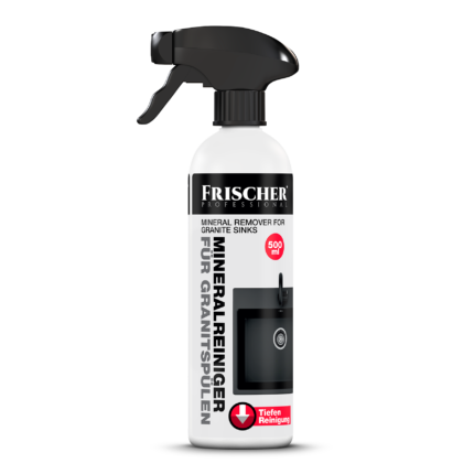 FRISCHER PROFESSIONAL Płyn do usuwania osadów mineralnych ze zlewów granitowych, 500ml (FR00245_500_amz_de)
