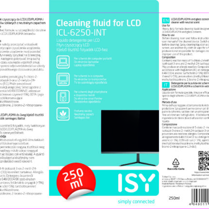 Środek czyszczący do LCDLEDOLED, 250 ml (ICL-6250-INT)