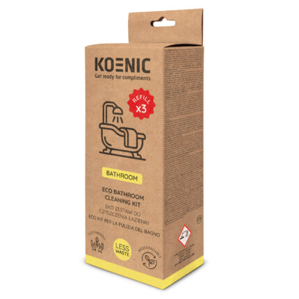 -INT EKO Tabletki do czyszczenia łazienki, 3 szt + butelka (KCL-B007)