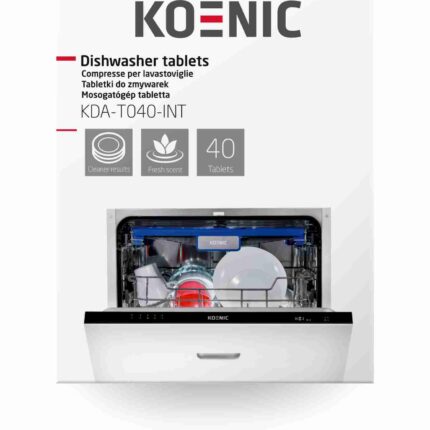 Tabletki do zmywarki, żelowe, 40 szt (KDA-T040-INT)